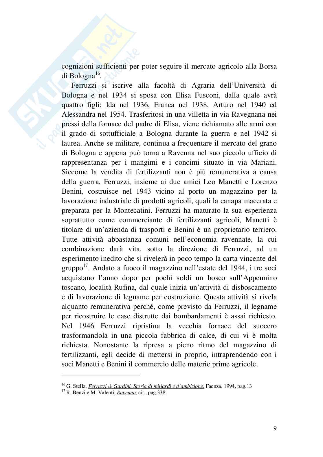 Storia del gruppo Ferruzzi Pag. 11