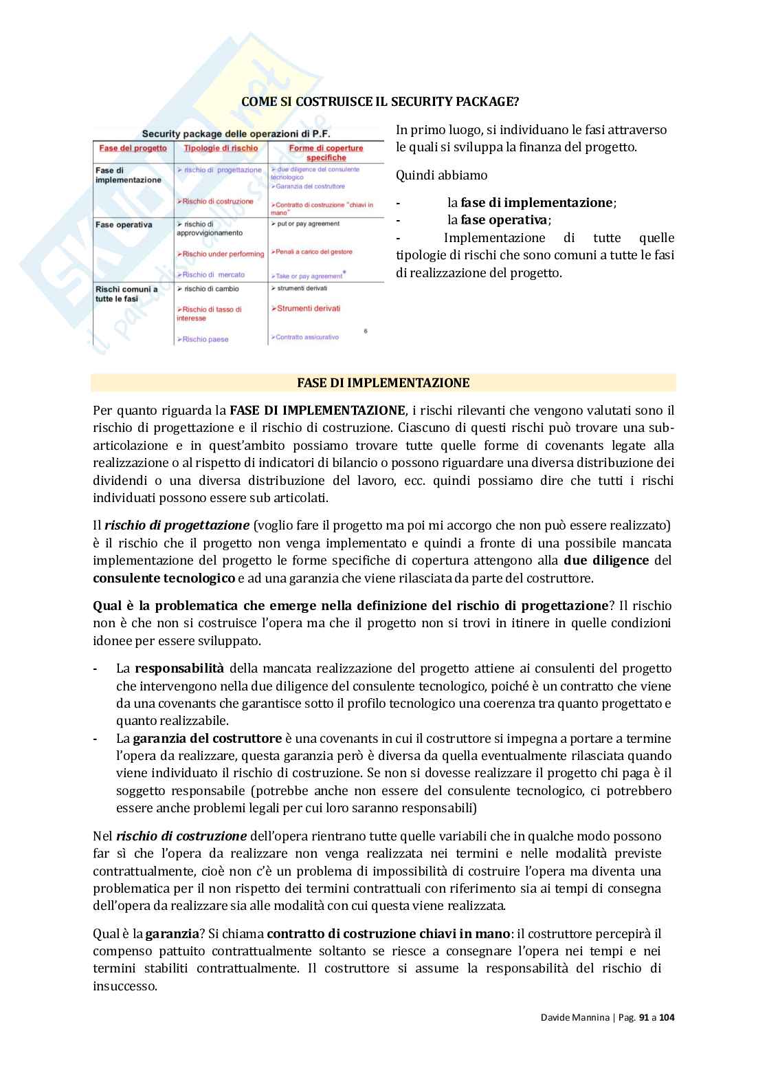 Economia delle gestione bancarie Pag. 91