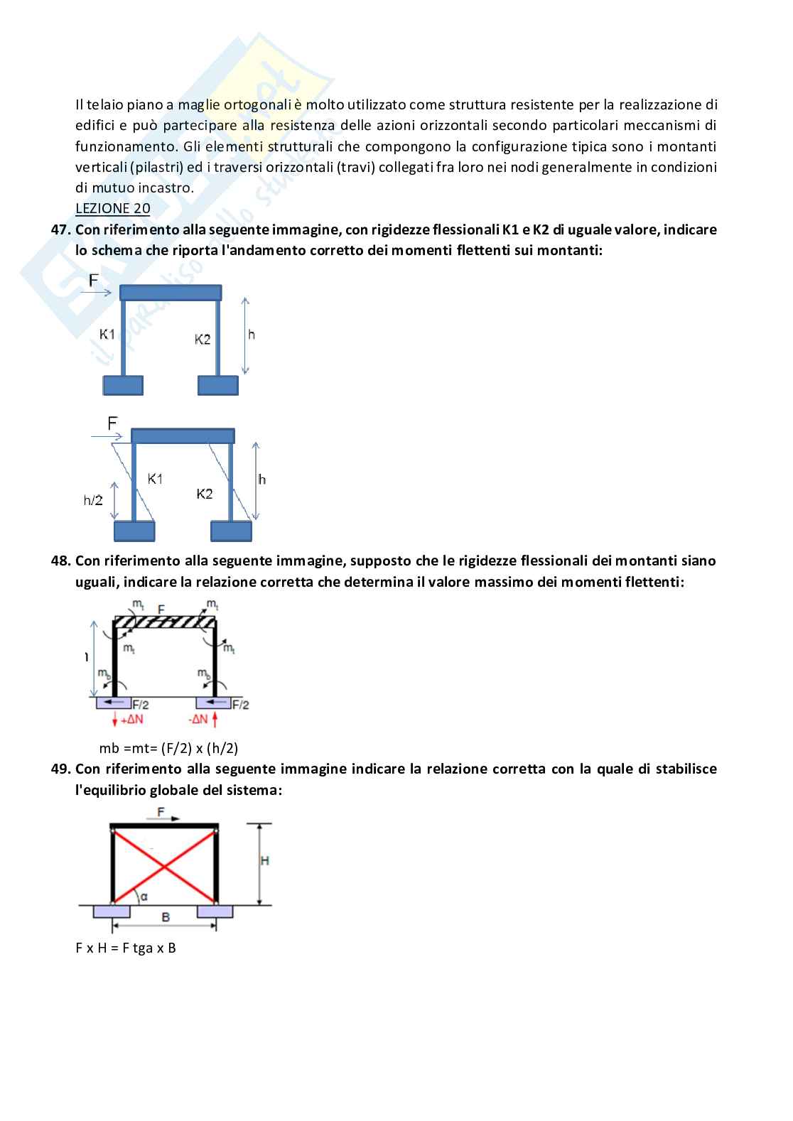 Paniere completo (multiple e aperte) Complementi di Progetto di Strutture Pag. 11