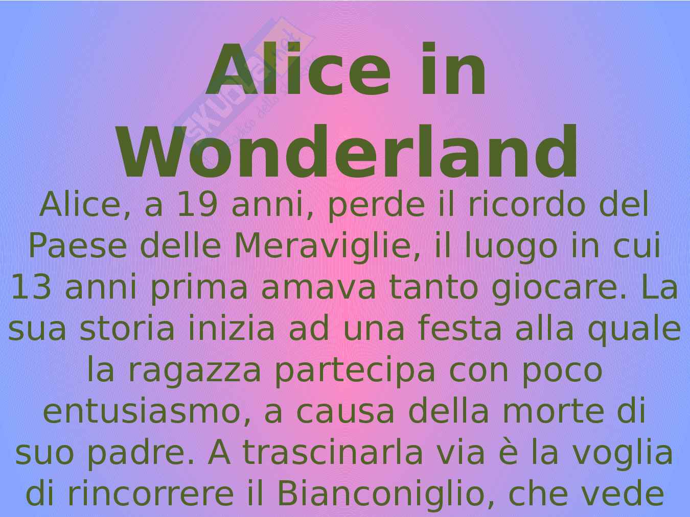 Alice in Wonderland Pag. 2