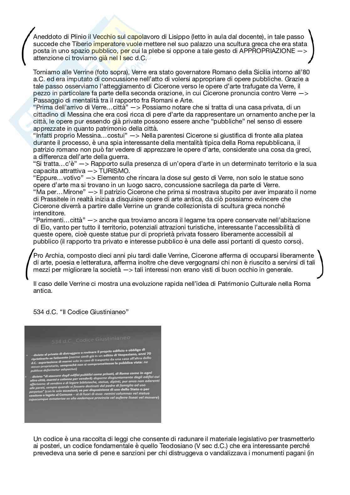 Appunti Storia del patrimonio culturale integrati ai manuali Pag. 2