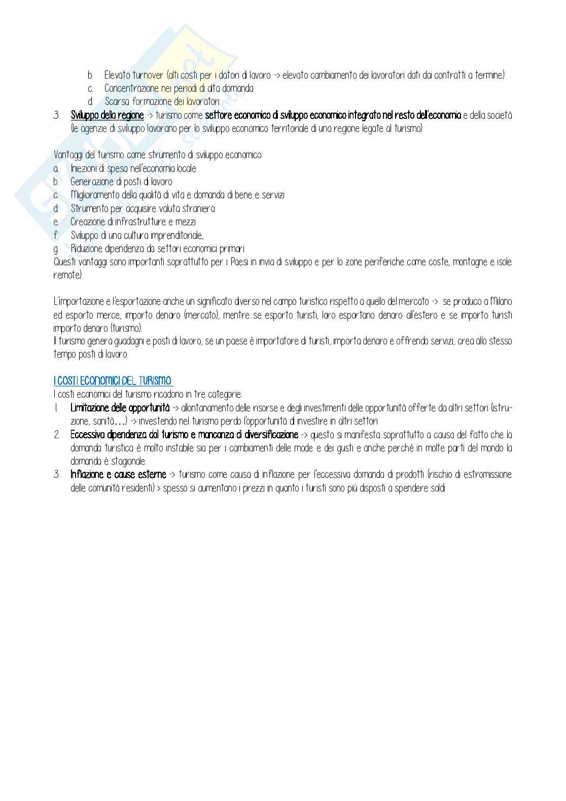 Fondamenti dei sistemi turistici  Pag. 11