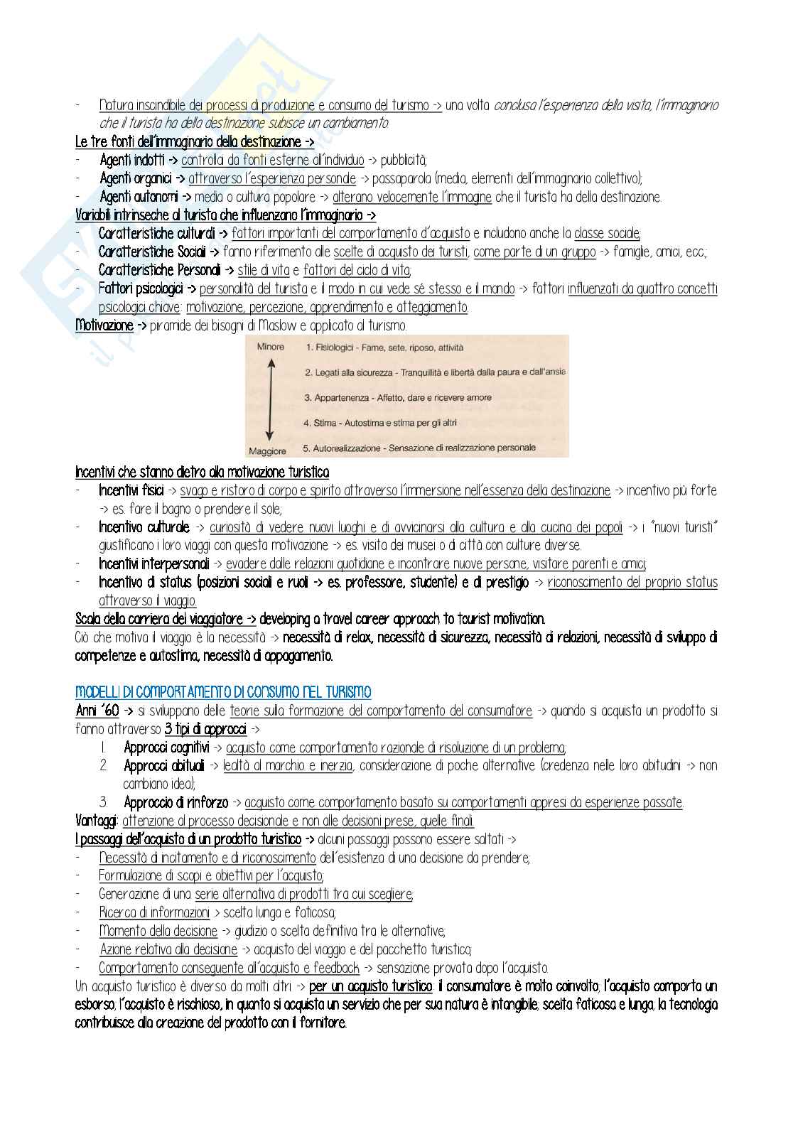 Fondamenti dei sistemi turistici  Pag. 46