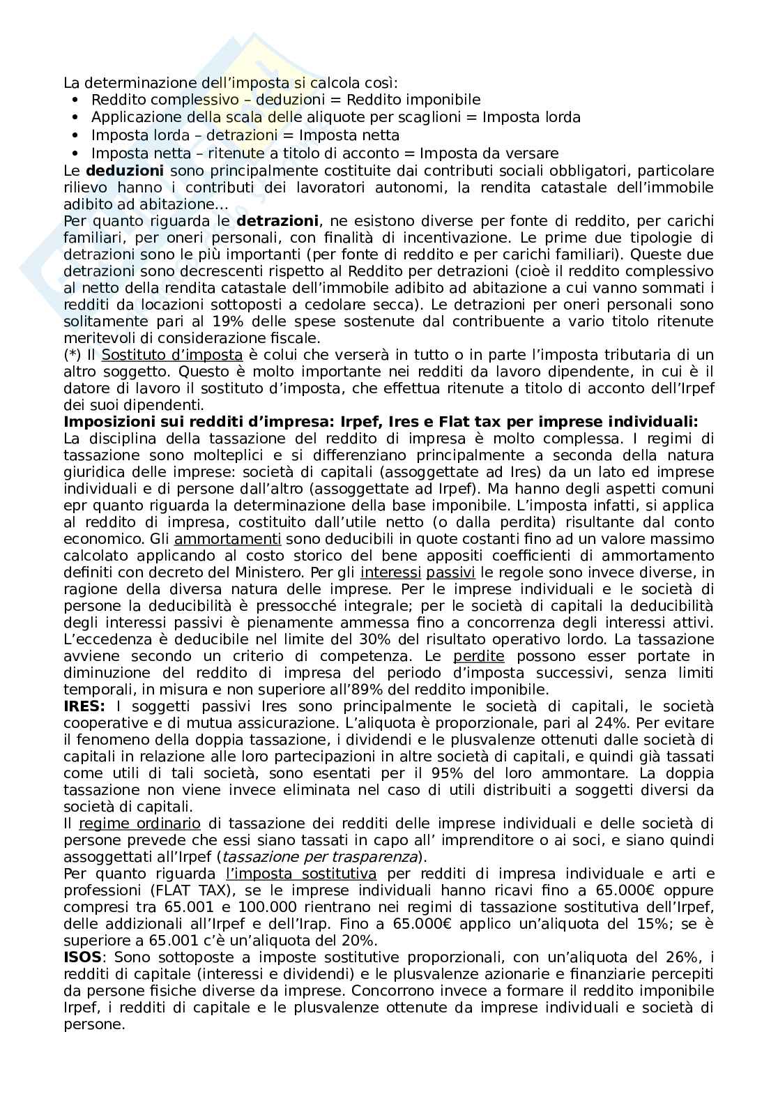 Riassunto esame di scienza delle finanze, prof. Polidori, libro consigliato: Corso di scienza delle finanze, Bosi Pag. 41
