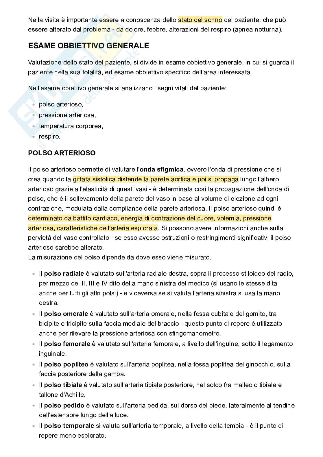 Appunti Semeiotica clinica Pag. 6