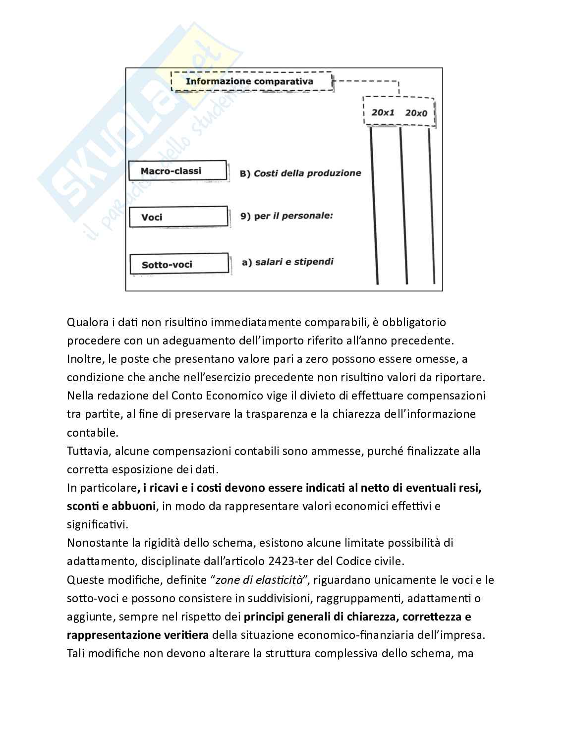 Bilancio e analisi economico-finanziaria - Teoria, parte 3 - Il conto economico Pag. 6