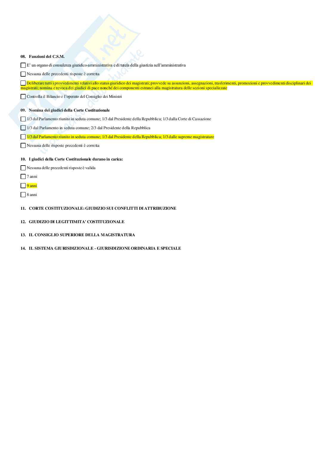 Paniere Istituzione di diritto pubblico Pag. 31