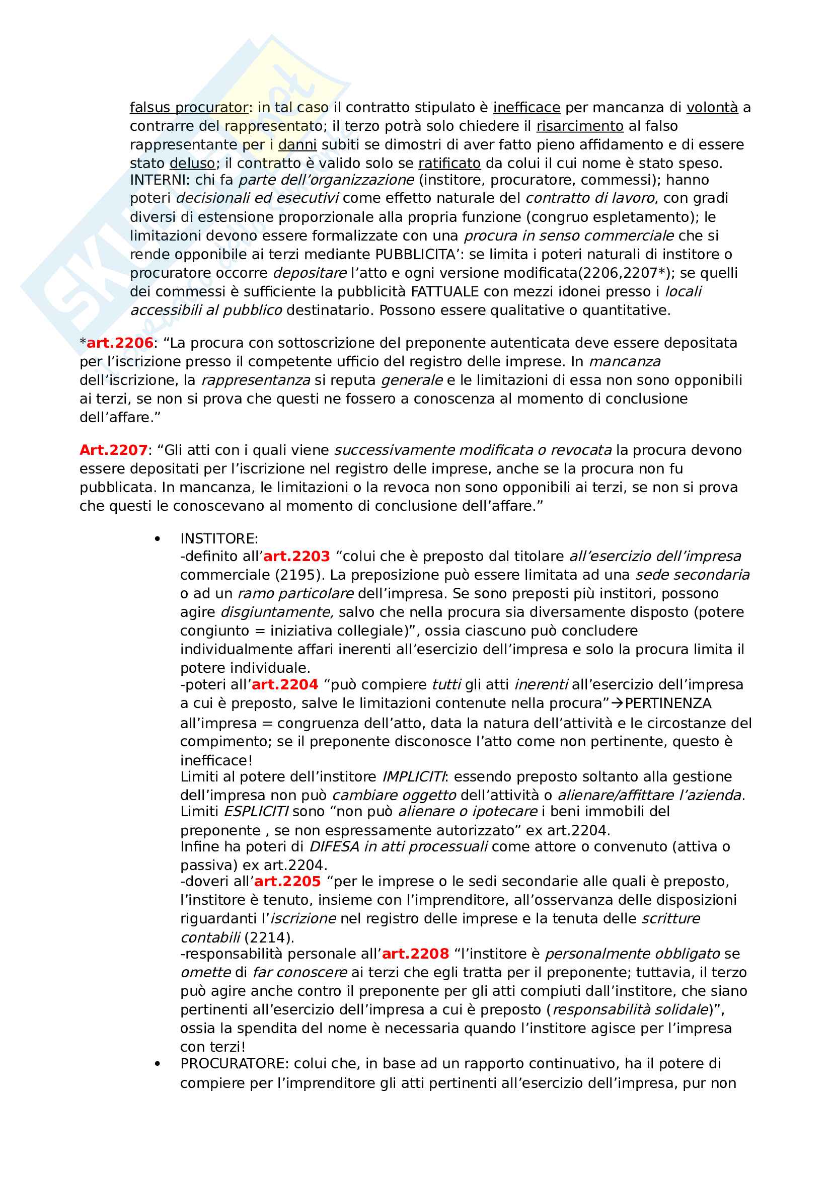 Appunti diritto commerciale base Pag. 11