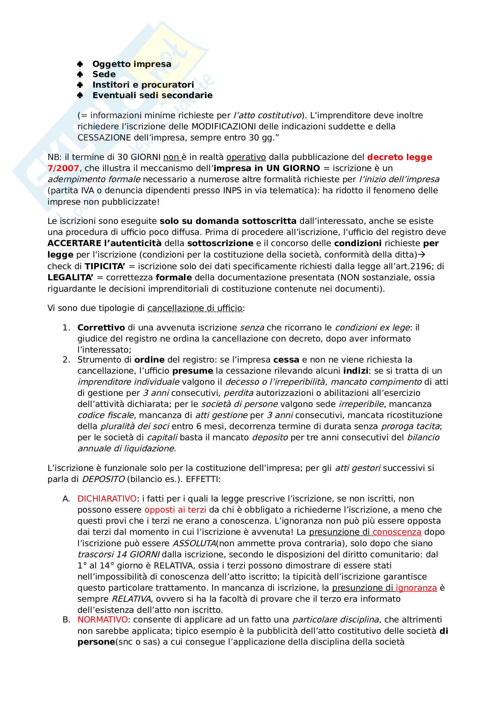 Appunti diritto commerciale base Pag. 16