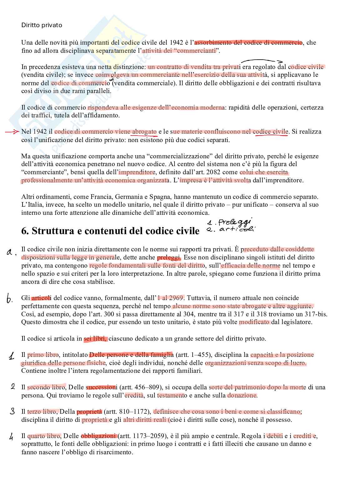 Riassunto esame Istituzioni di diritto privato, Prof. Oliveri Paolo, libro consigliato Istituzioni di diritto privato, Roppo Pag. 11