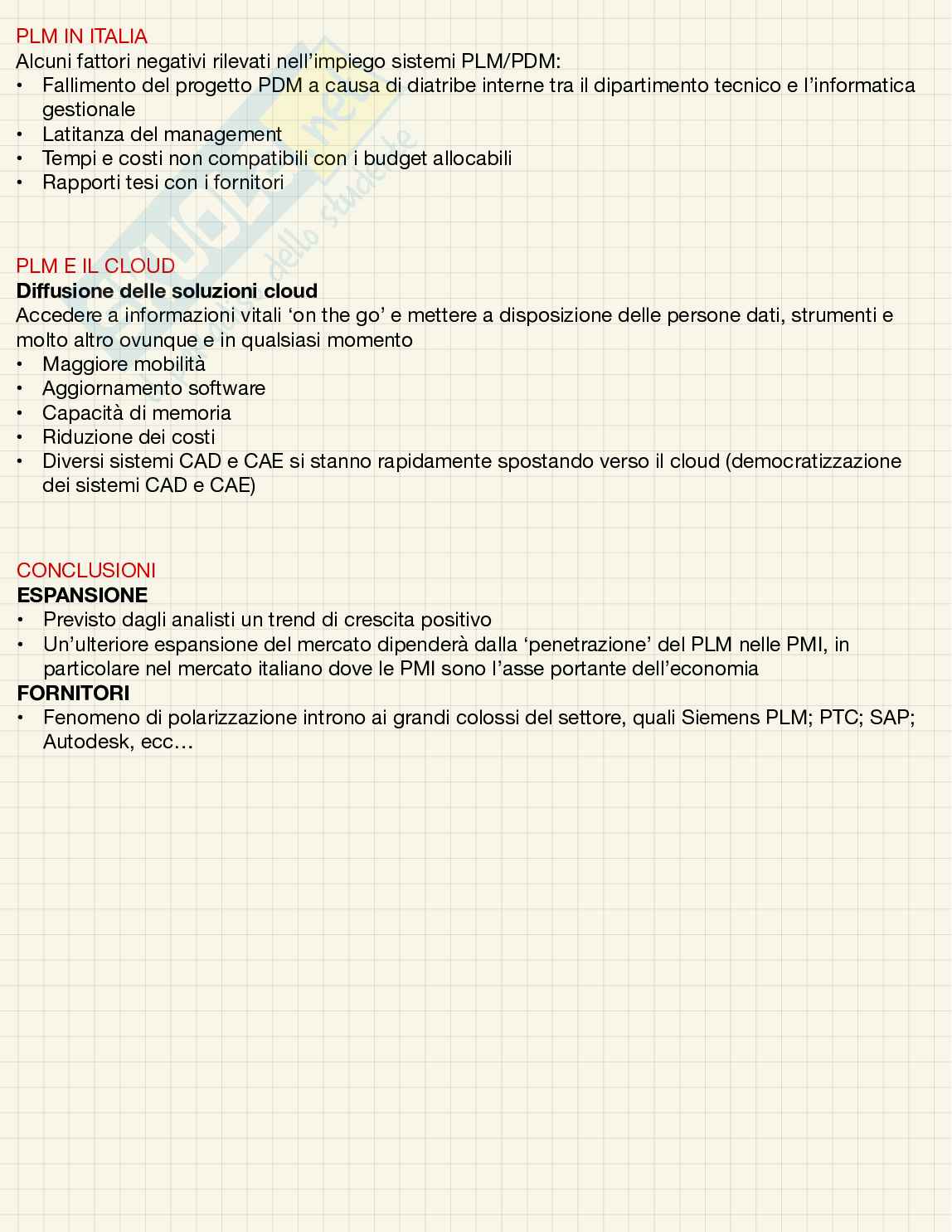 Teoria Metodi e strumenti per il ciclo di vita del prodotto Pag. 31