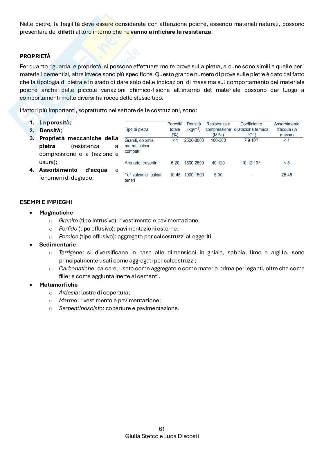 Appunti sulla seconda parte del corso Struttura, proprietà e applicazioni dei materiali Pag. 61