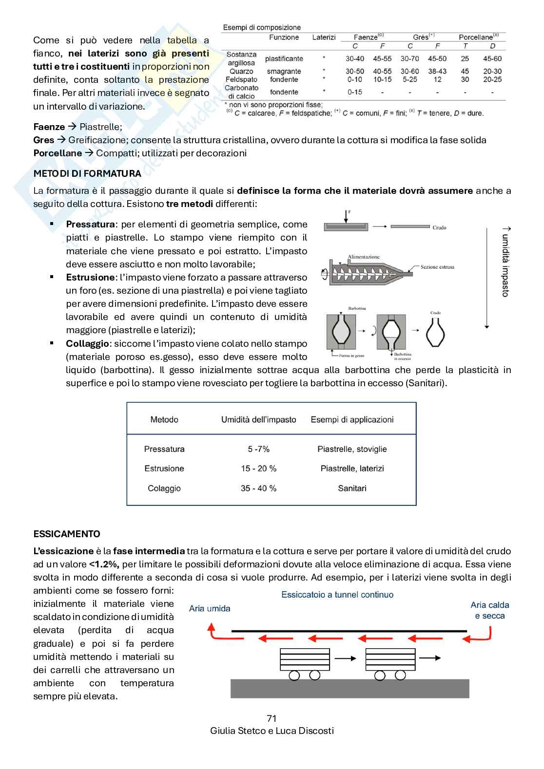 Appunti sulla seconda parte del corso Struttura, proprietà e applicazioni dei materiali Pag. 71