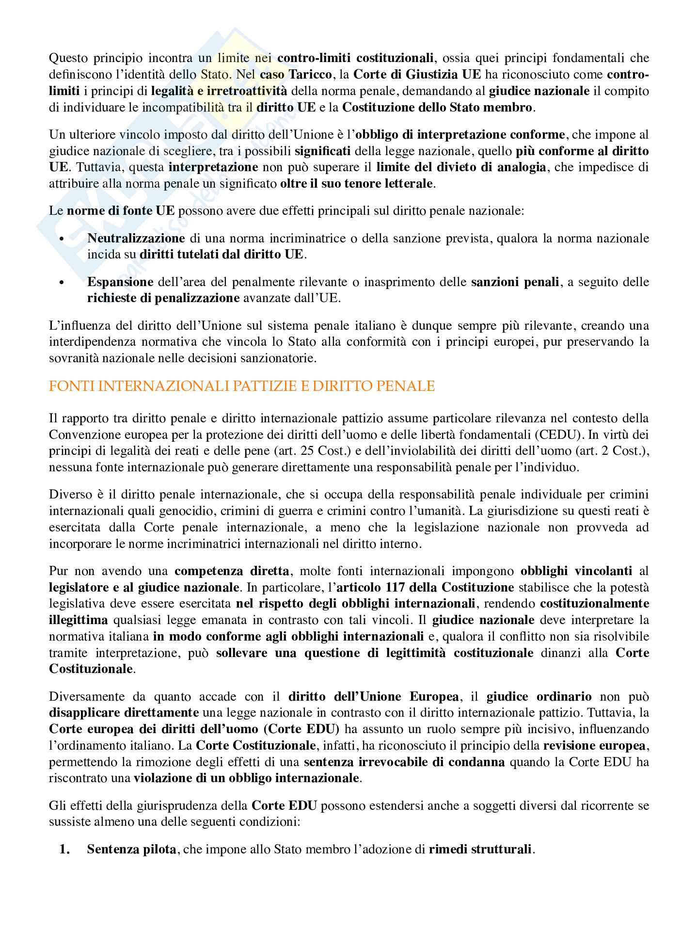 Riassunto esame Diritto penale, Prof. D'Alessandro Francesco, libro consigliato Diritto penale , Marinucci, Dolcini Pag. 11
