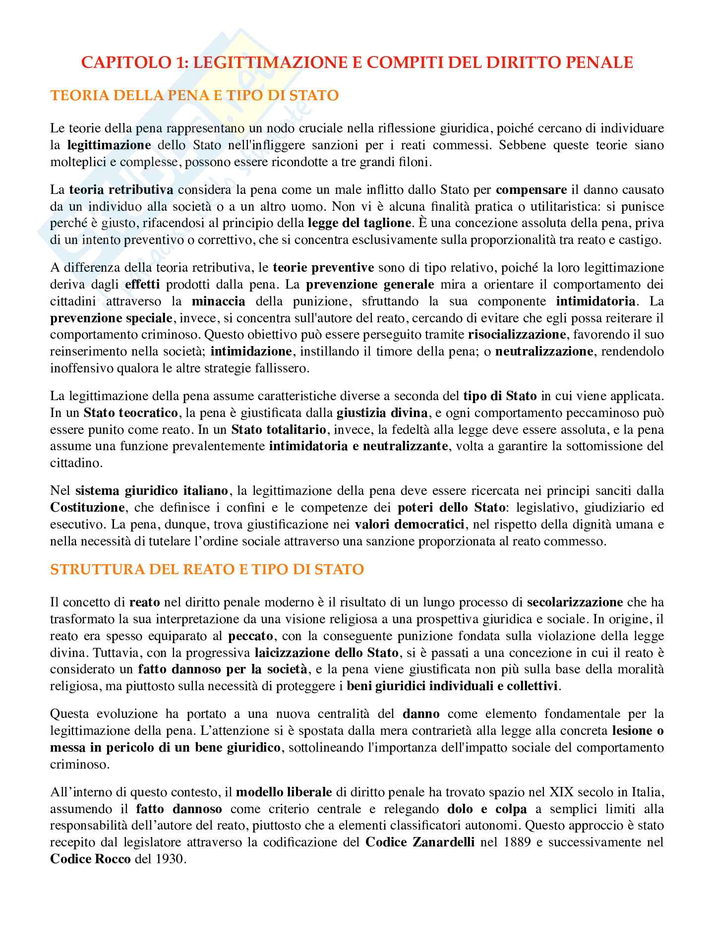 Riassunto esame Diritto penale, Prof. D'Alessandro Francesco, libro consigliato Diritto penale , Marinucci, Dolcini Pag. 2