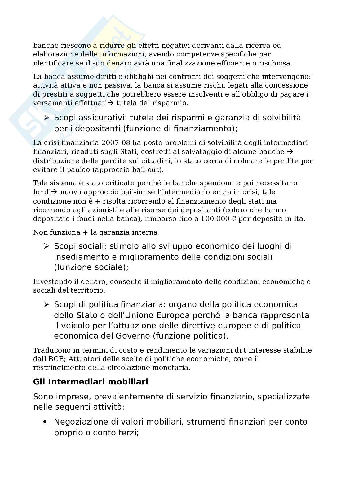 Materiale Economia e gestione degli intermediari finanziari Pag. 11