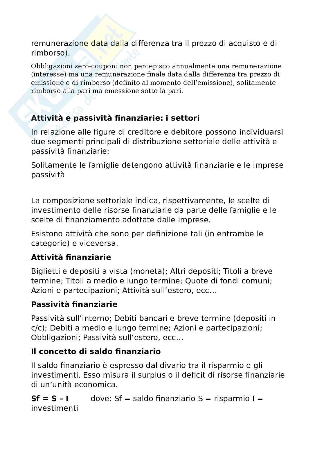 Materiale Economia e gestione degli intermediari finanziari Pag. 21
