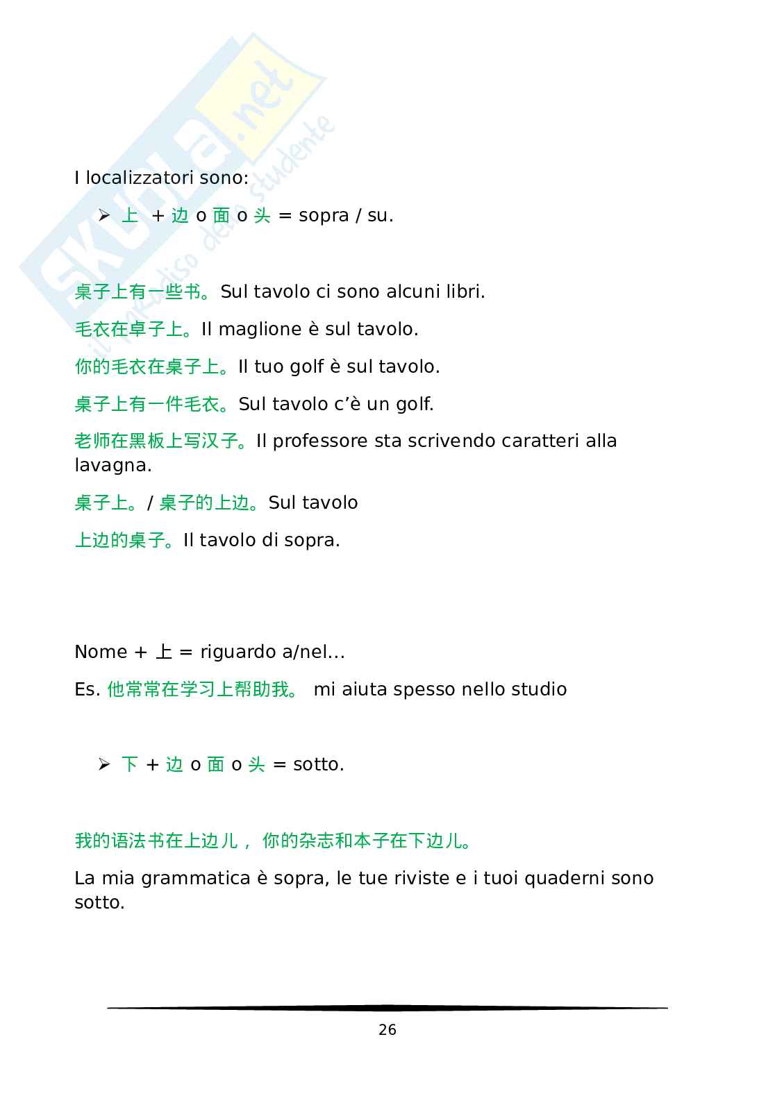 Grammatica cinese - appunti Pag. 26