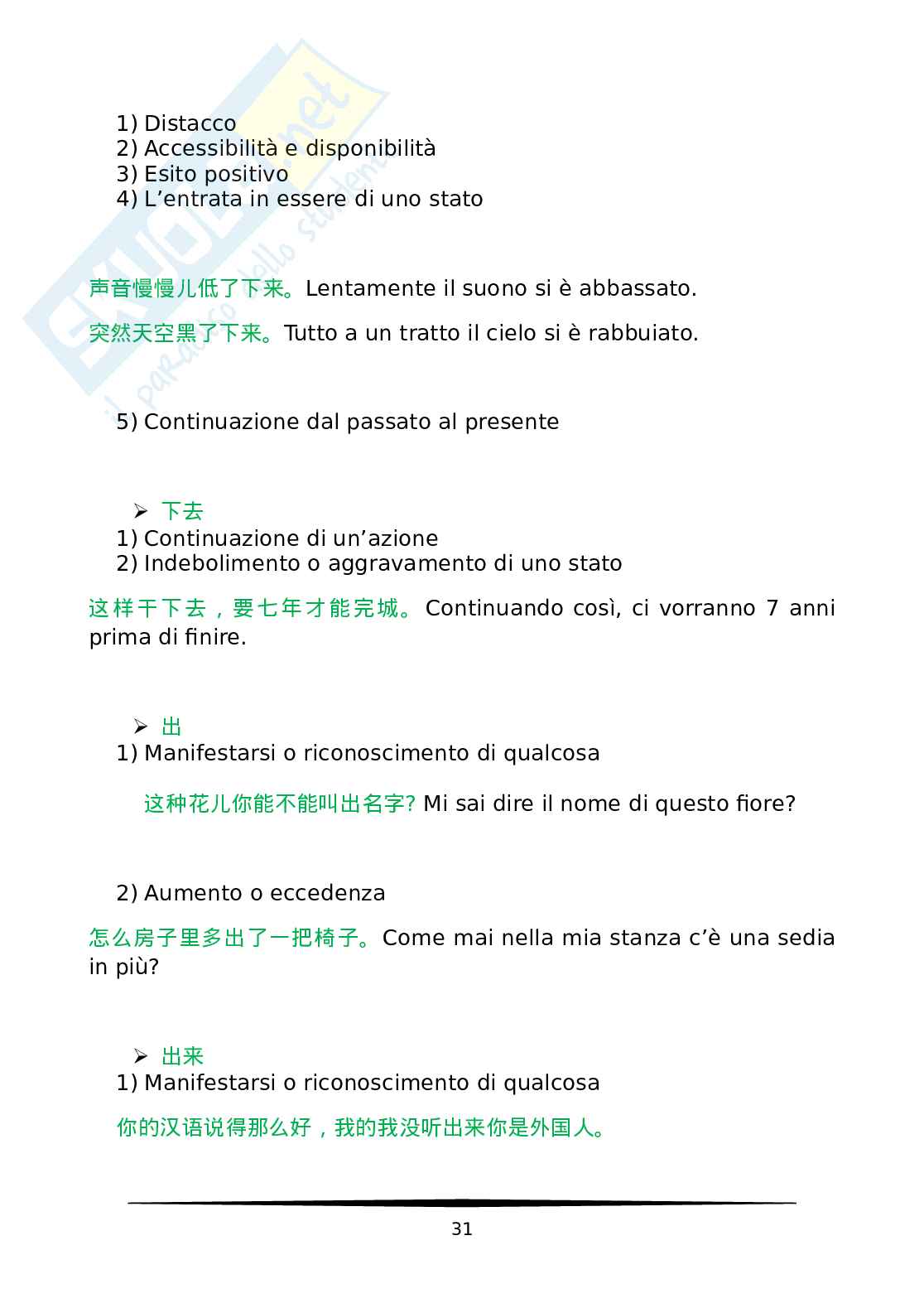 Grammatica cinese - appunti Pag. 31