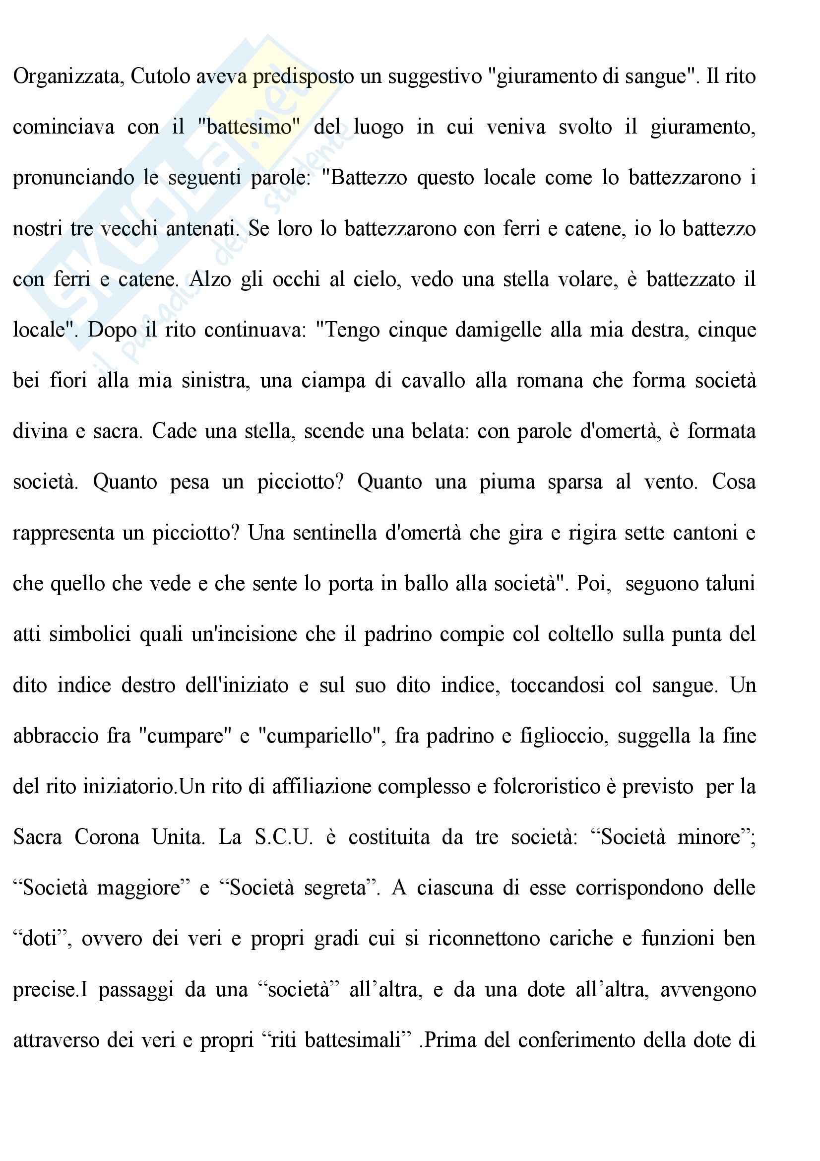 Linguaggi della devianza - Appunti Pag. 11