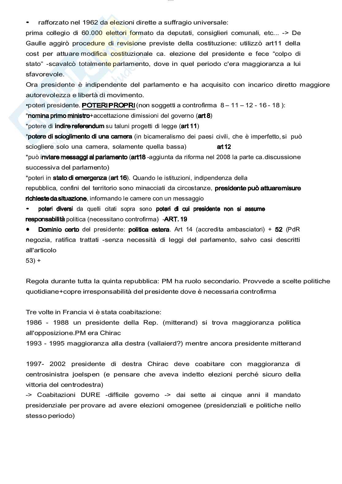 Appunti di Diritto costituzionale comparato Pag. 46