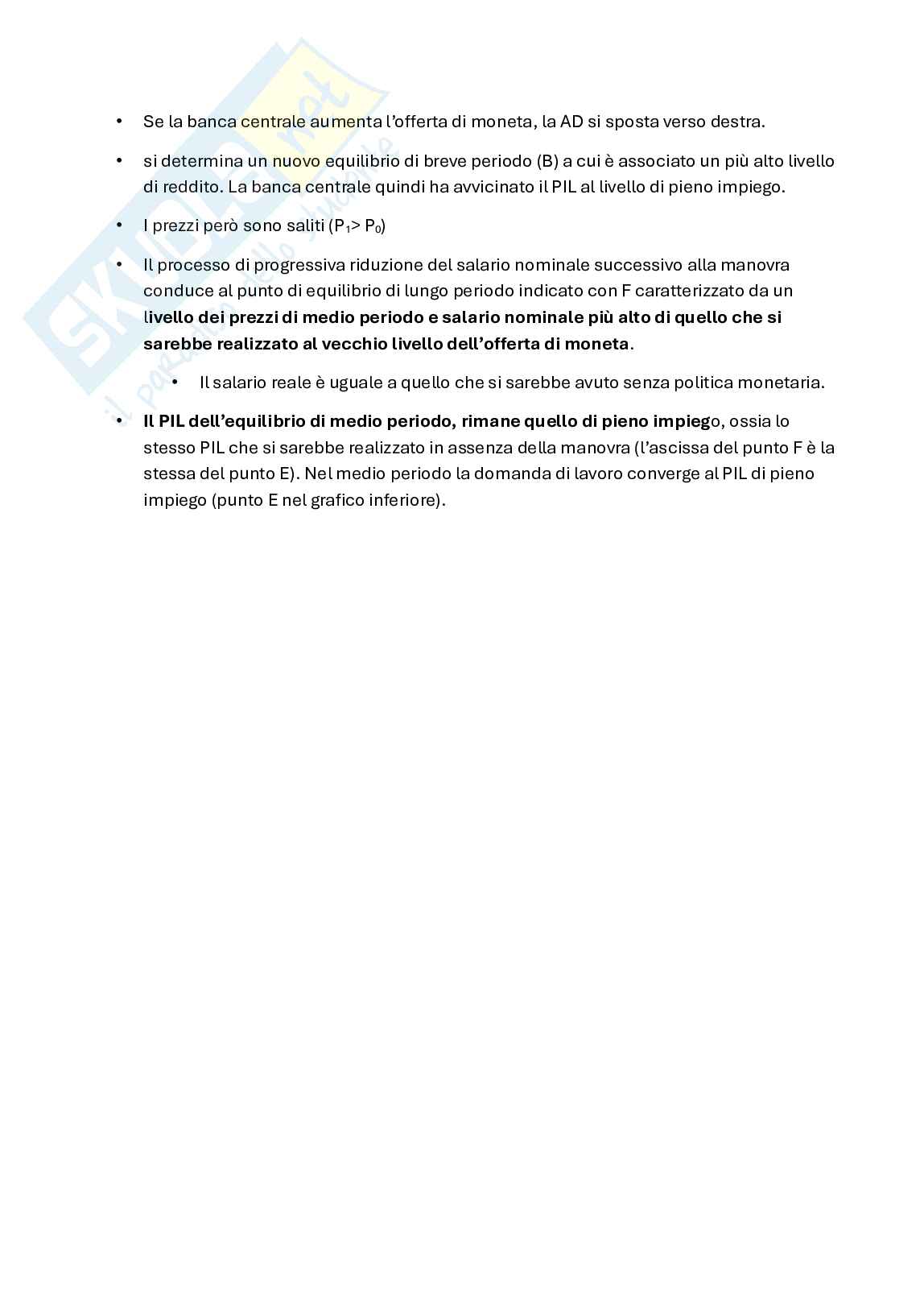 Secondo parziale Macroeconomia Pag. 21