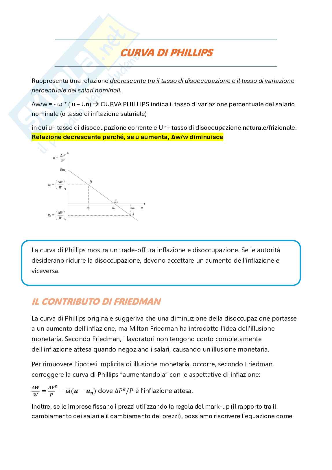Secondo parziale Macroeconomia Pag. 26
