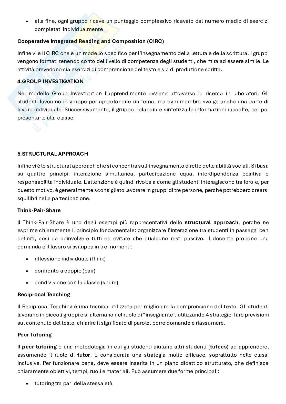 Metodologie didattiche inclusive nella scuola primaria Pag. 41