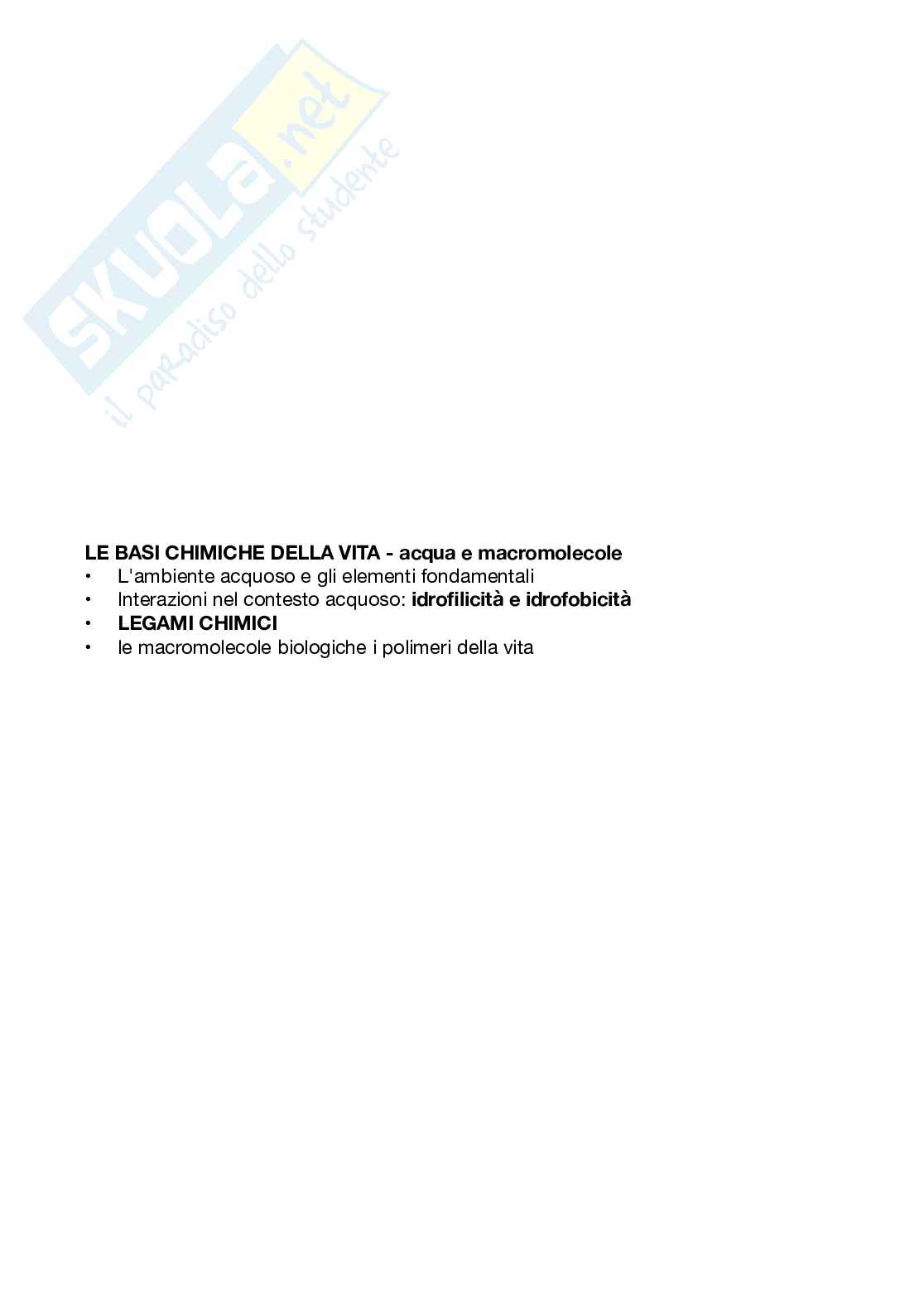 Biologia cellulare - introduzione al corso e macromolecole Pag. 6