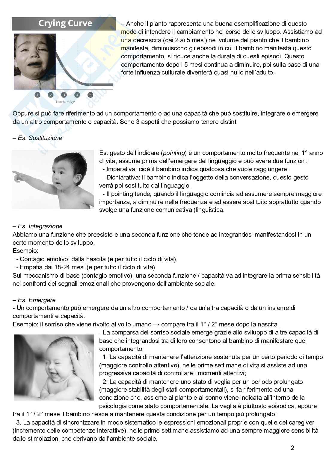 Appunti delle lezioni di psicologia dello sviluppo Pag. 2
