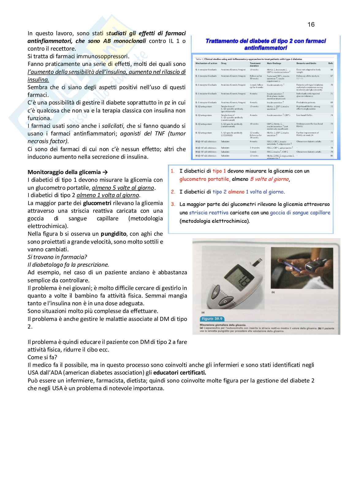 Farmacoterapia 2 - Parte 2.1 di 4 sul diabete Pag. 16