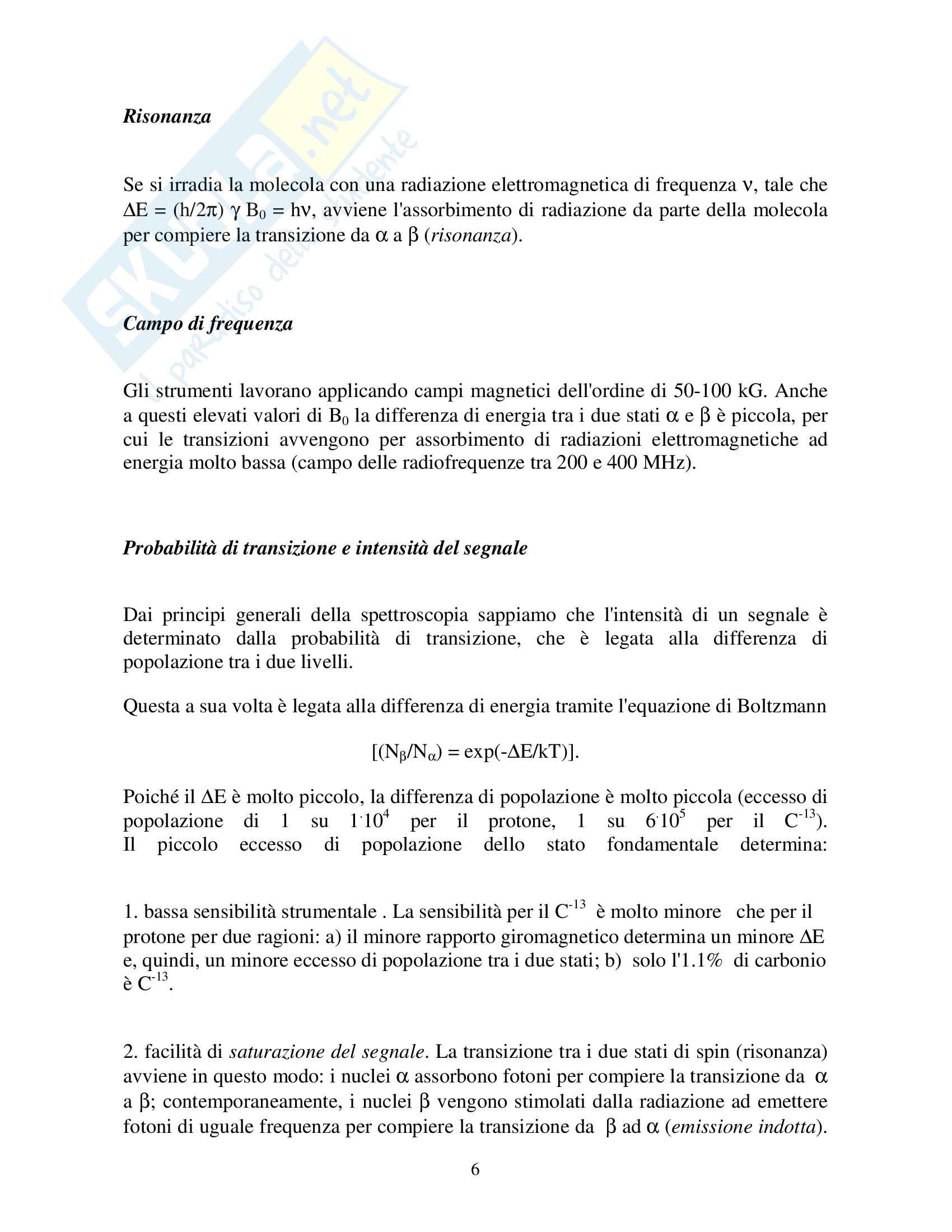 Spettroscopia - teoria Pag. 6