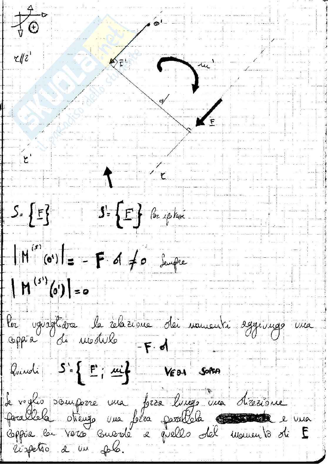 Statica dei corpi rigidi Pag. 21