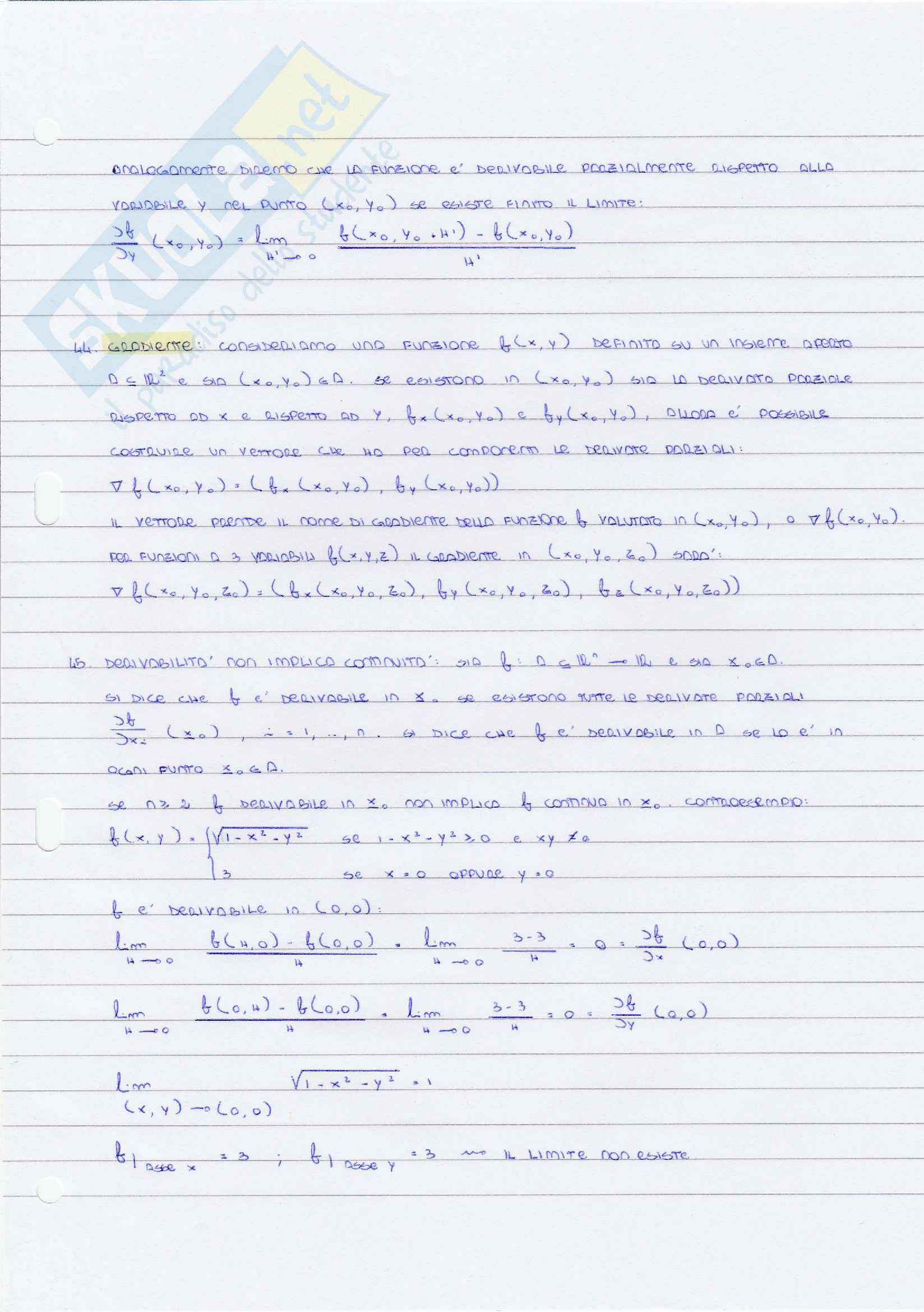 Analisi 2, Polimi Pag. 11