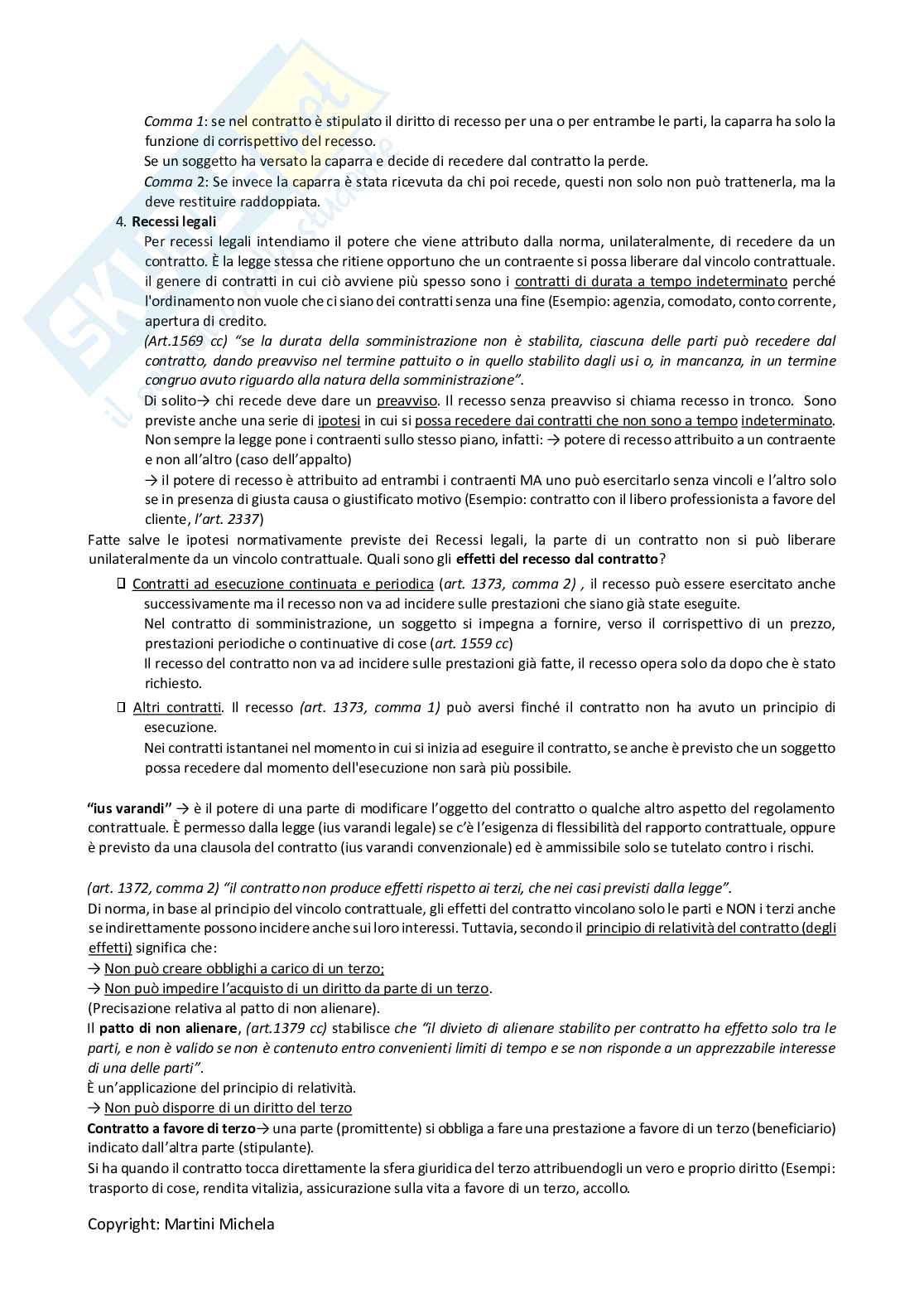 Riassunto esame diritto privato, prof. Benedetti, libro consigliato Diritto privato linee essenziali Pag. 51