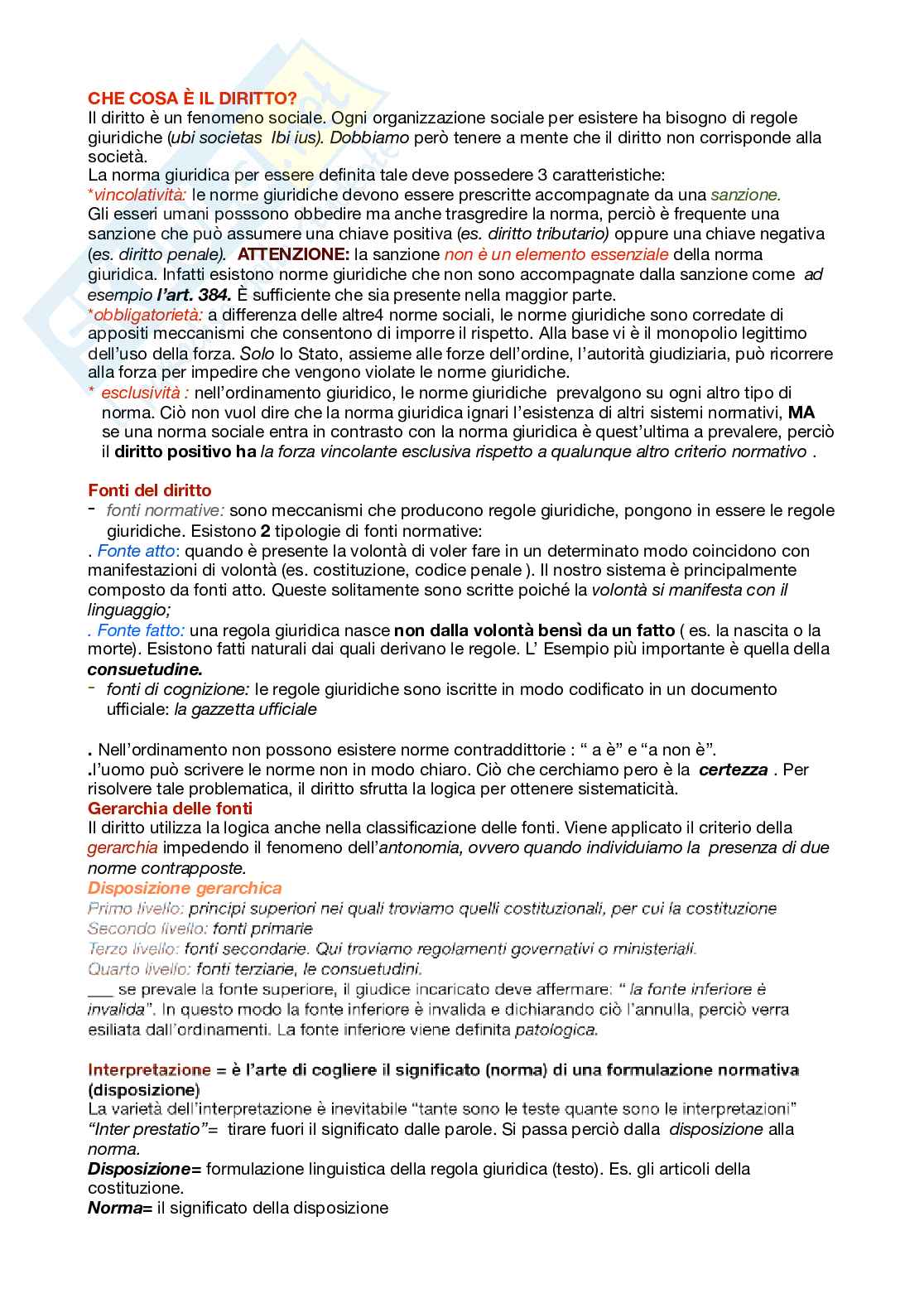 Riassunto esame Diritto costituzionale , Prof. Simoncini Andrea, libro consigliato Istituzioni di diritto pubblico, Cardone, Cortese, Deffenu Pag. 1