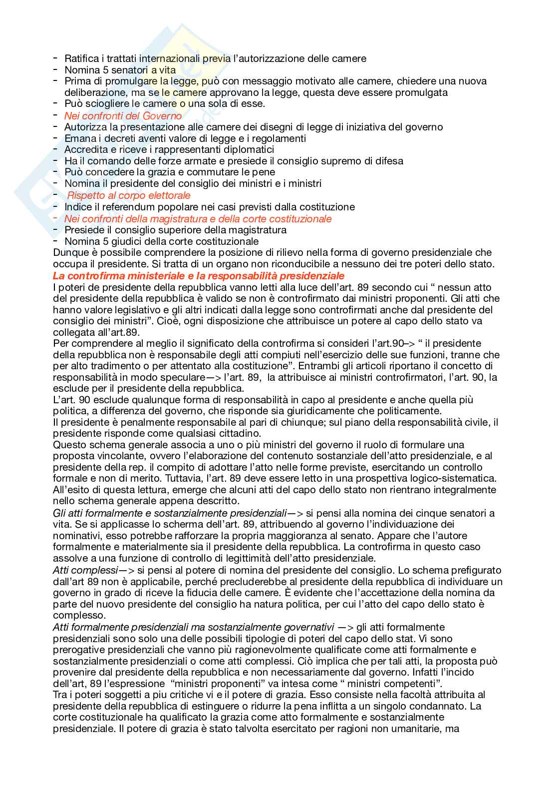 Riassunto esame Diritto costituzionale , Prof. Simoncini Andrea, libro consigliato Istituzioni di diritto pubblico, Cardone, Cortese, Deffenu Pag. 31