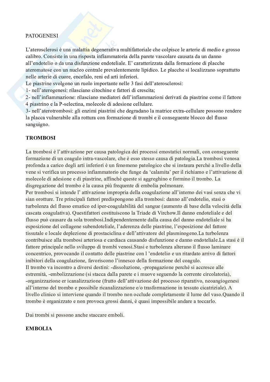 Appunti di Fisiopatologia  Pag. 21