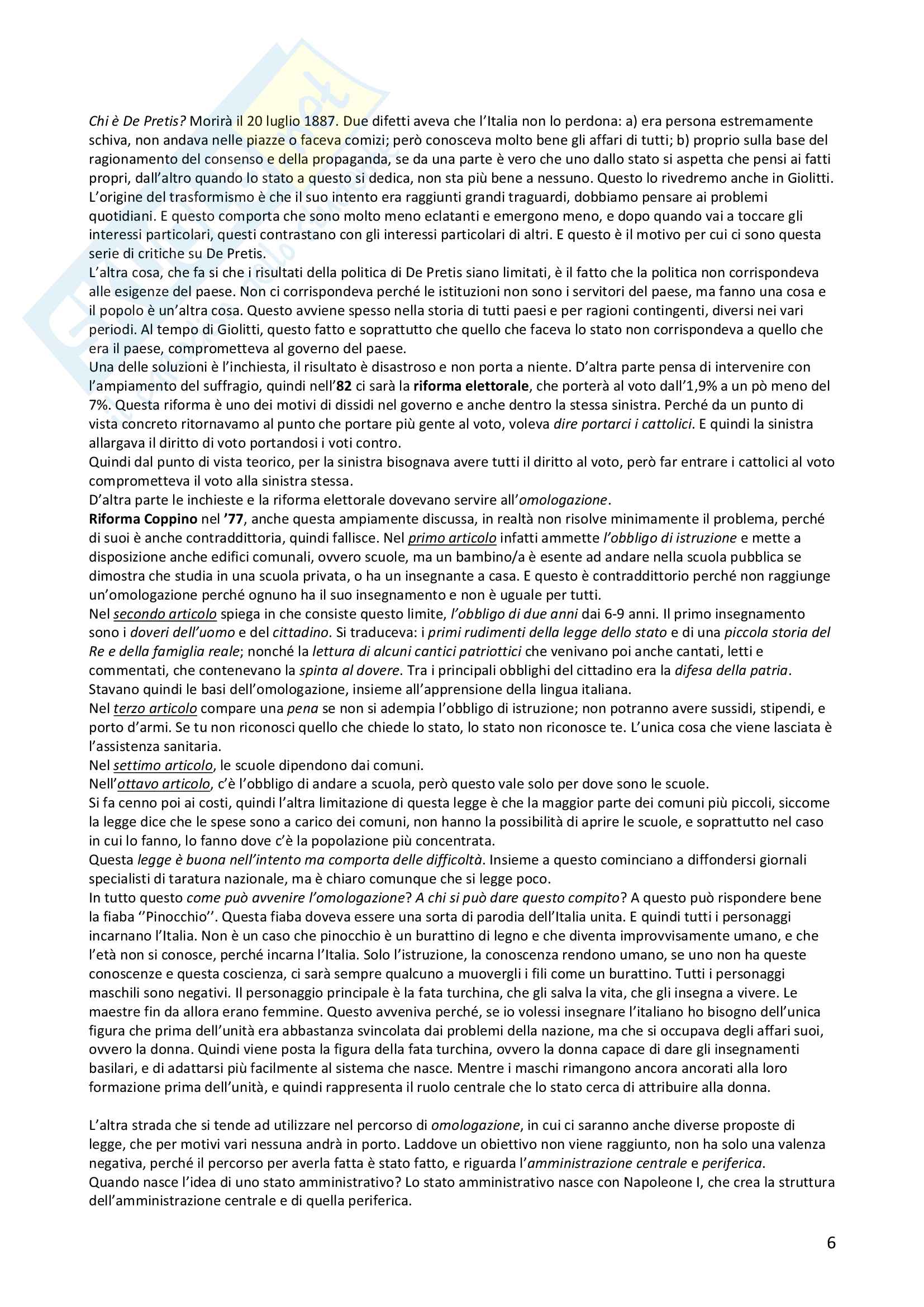 Appunti di Storia contemporanea Pag. 6