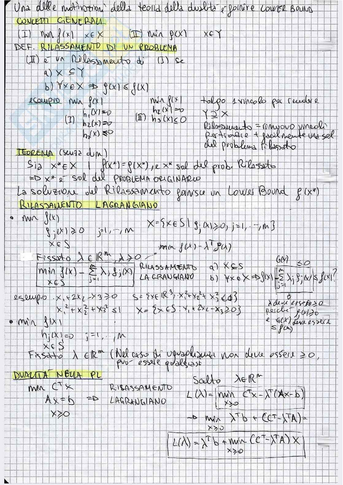 Fondamenti di Ricerca Operativa Pag. 26