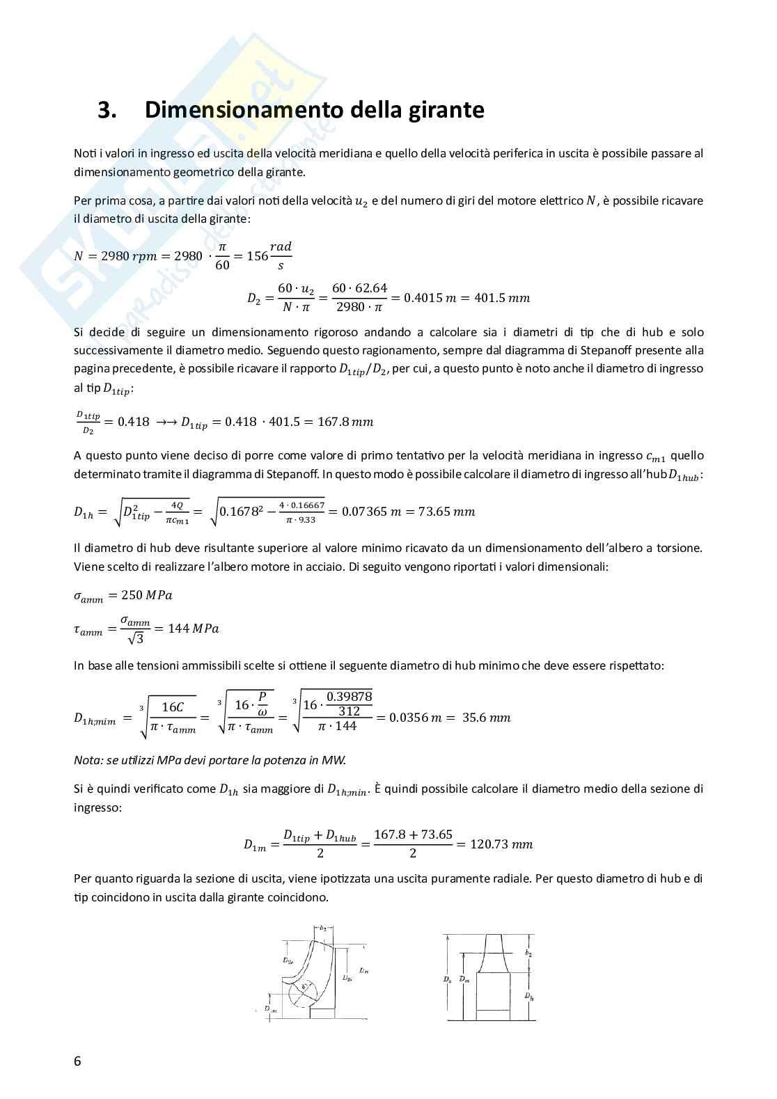 Dimensionamento pompa centrifuga Pag. 6