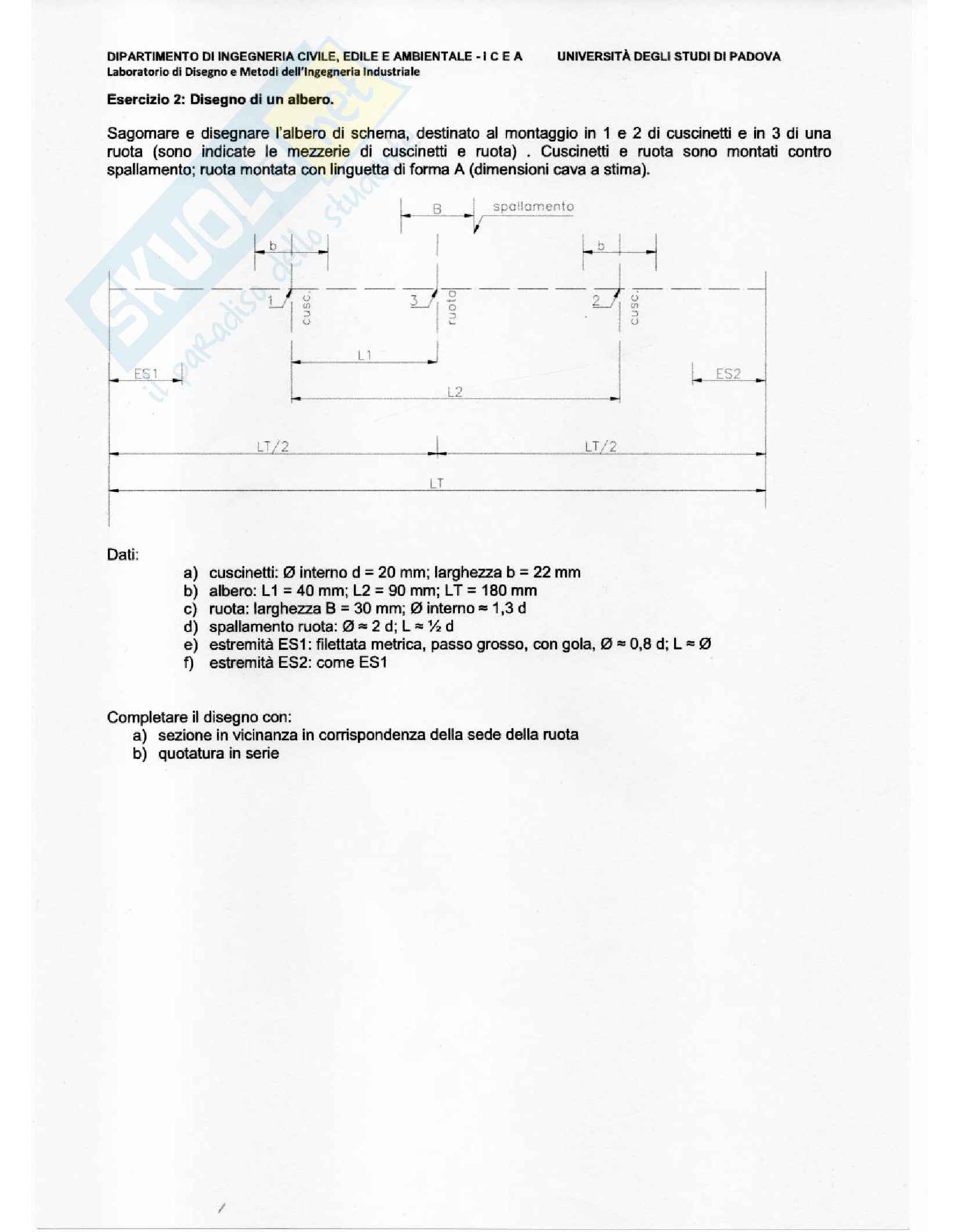 Esercitazioni Disegno Tecnico, prof. Concheri Pag. 46