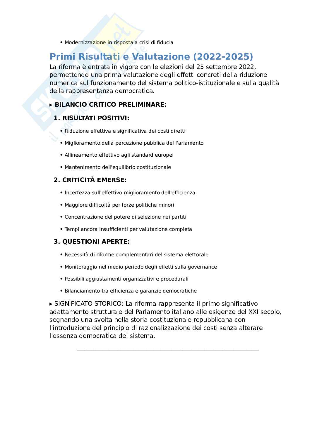 Parlamento e il suo funzionamento Pag. 16