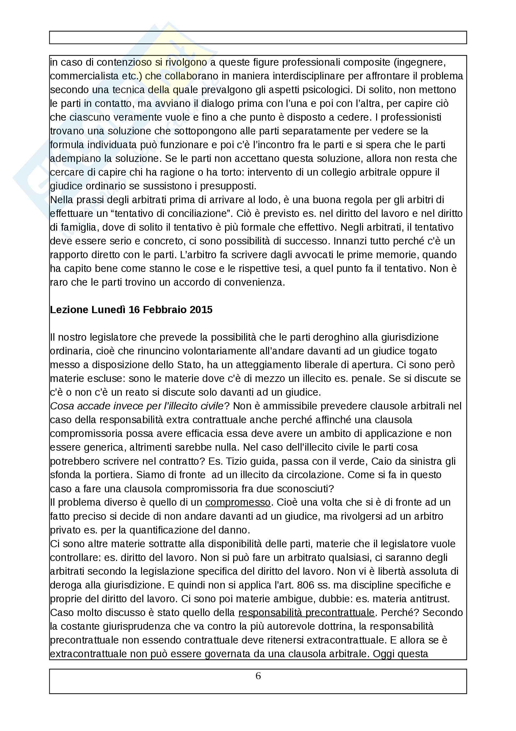 Diritto dell'Arbitrato Pag. 6