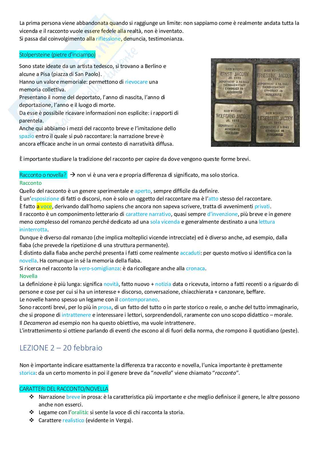 Letteratura Italiana Contemporanea Pag. 2
