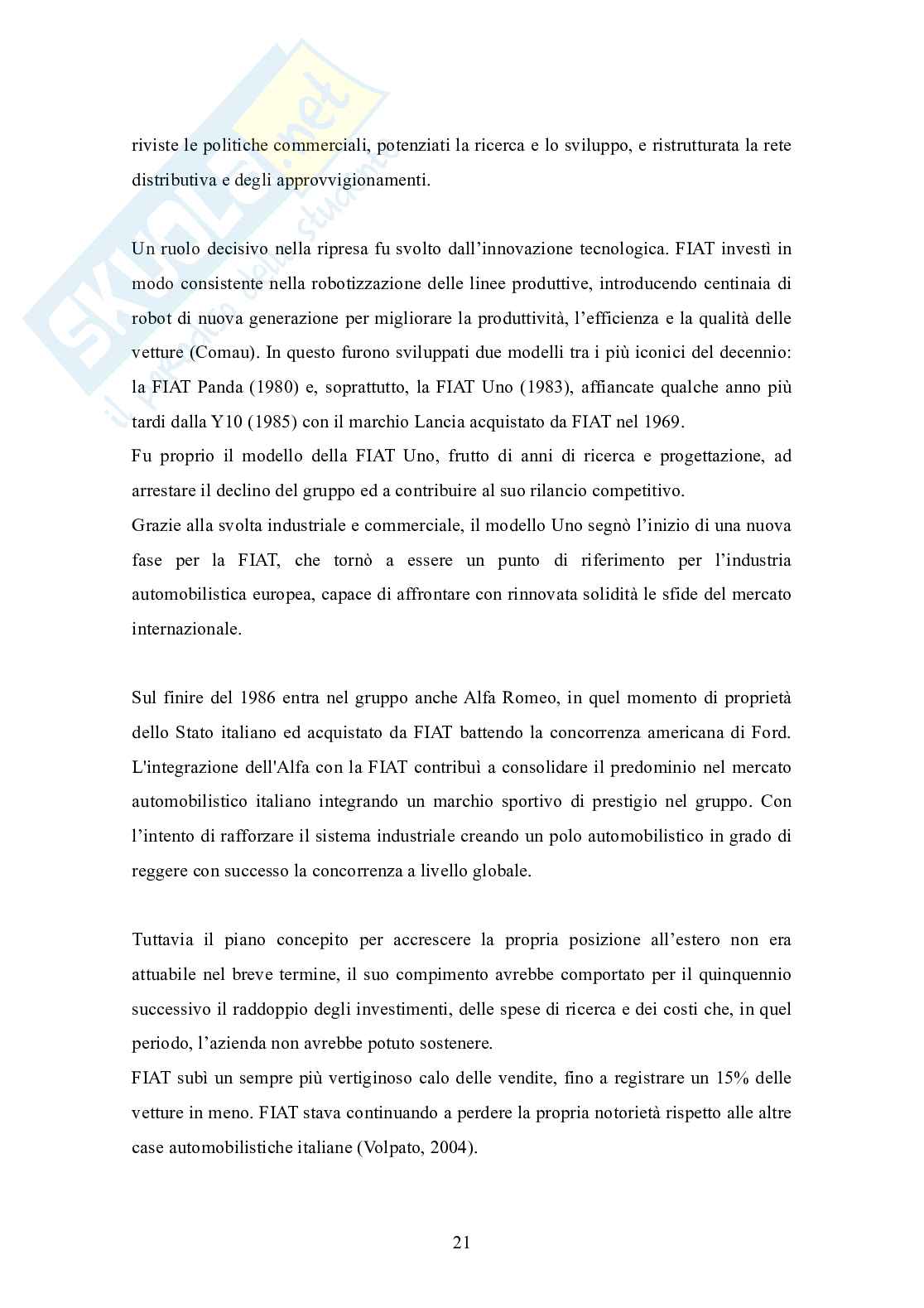 Tesi Economia aziendale - Costi di R&S nell'automotive: il caso Stellantis Pag. 21