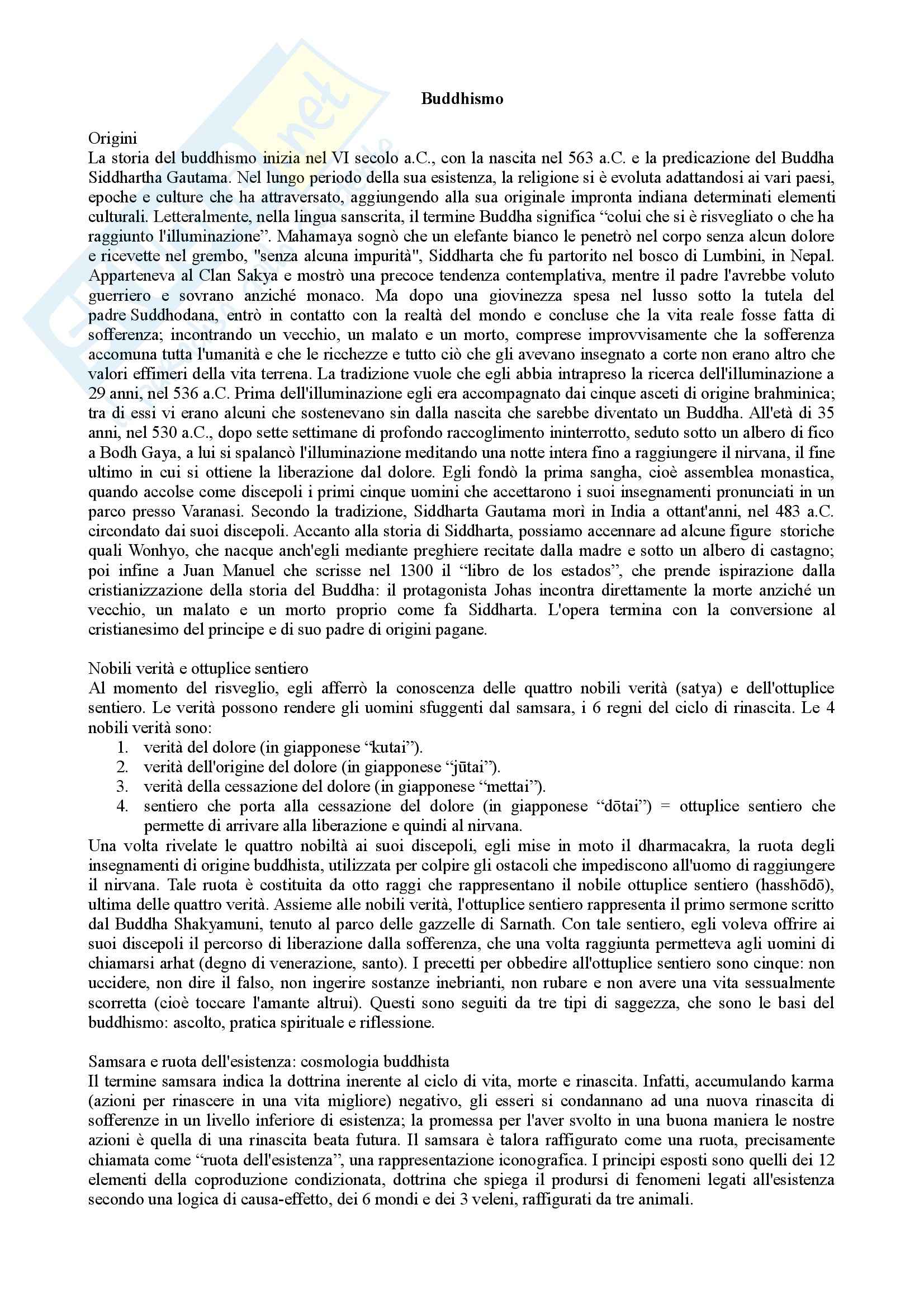 Religioni e Filosofie dell'Asia Orientale -Appunti su Giappone Pag. 2