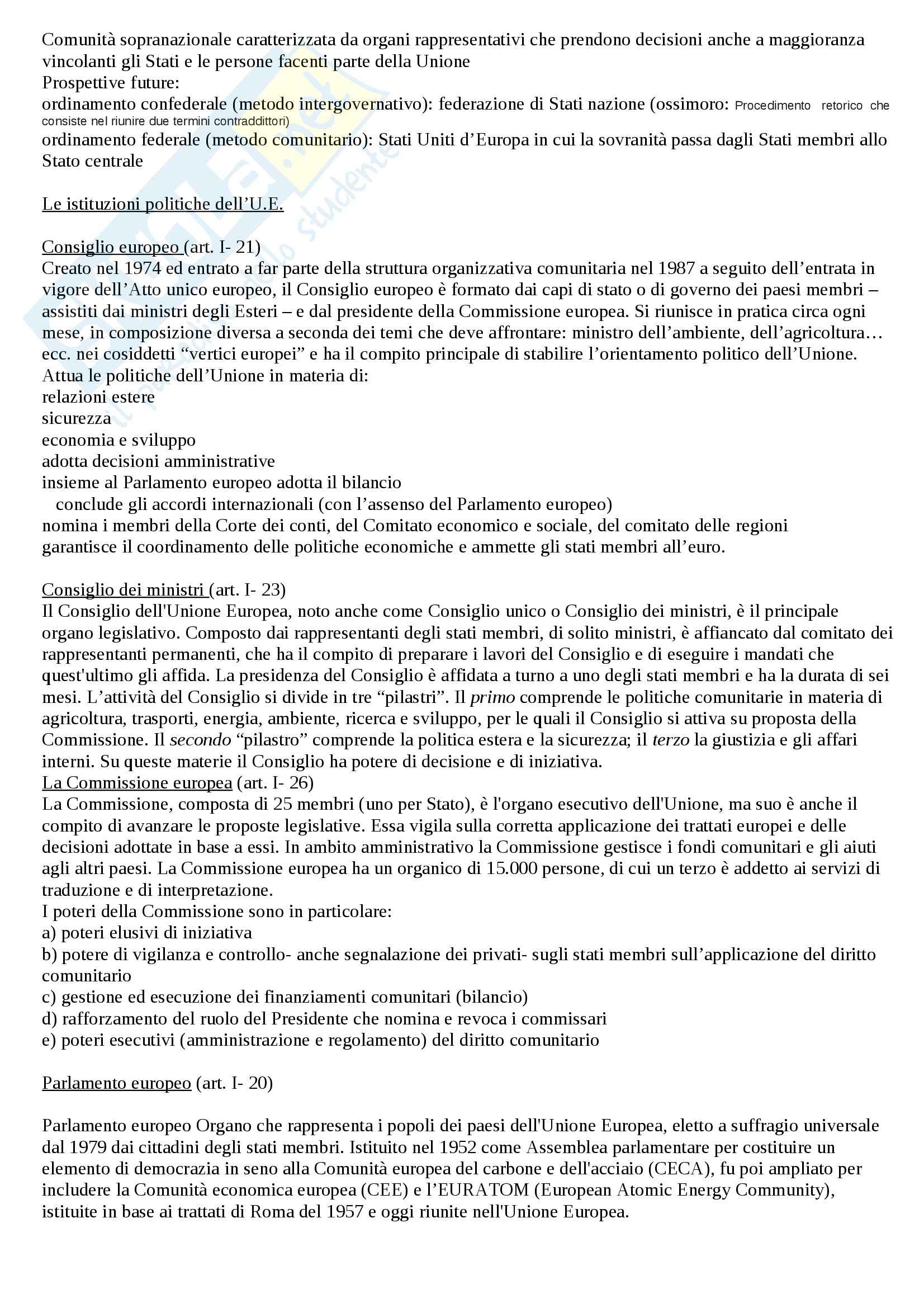 Riassunto esame Diritto pubblico, prof. Piraino, libro consigliato Diritto pubblico, Barbera, Fusaro Pag. 16