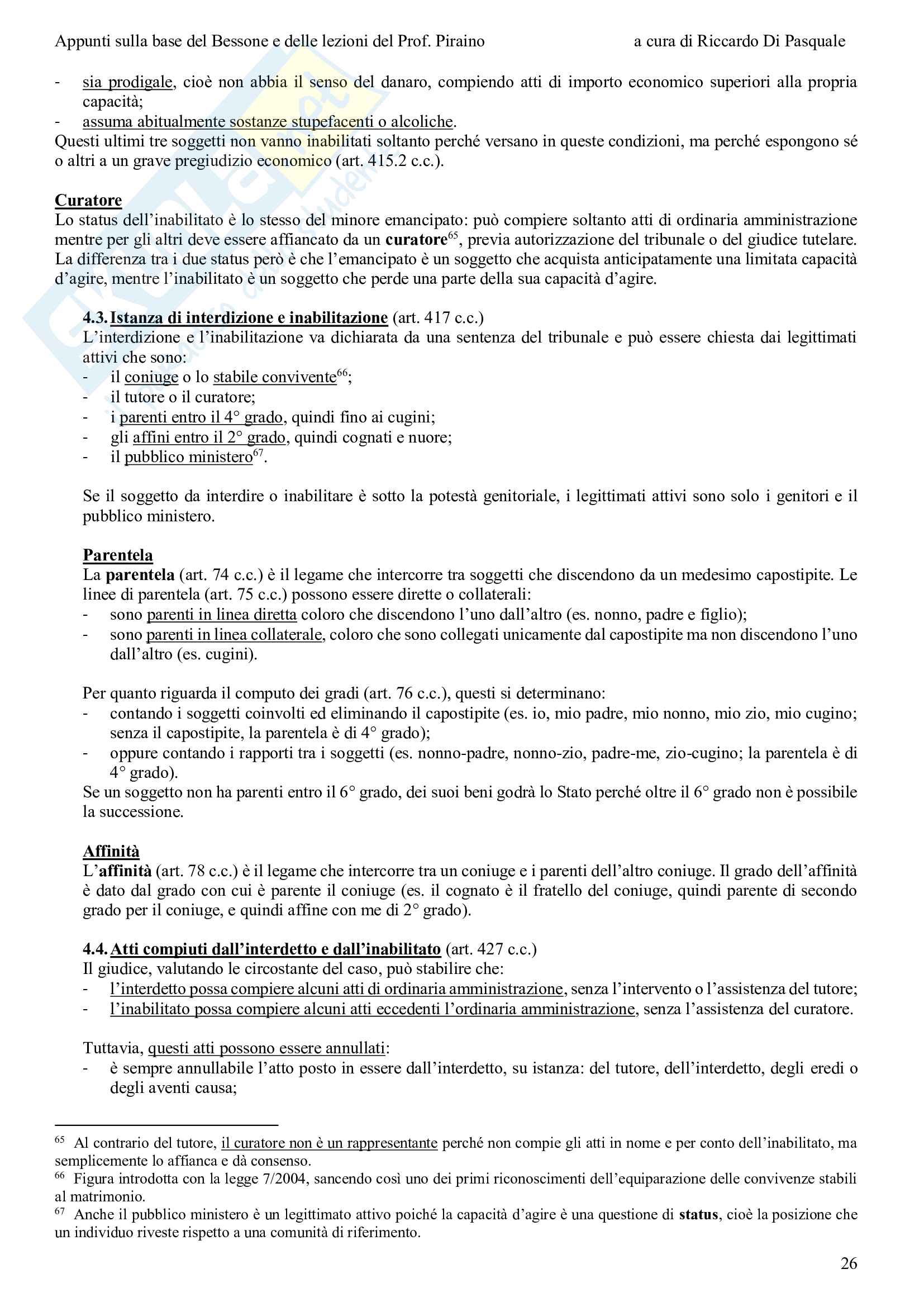 Appunti di Diritto privato Pag. 26