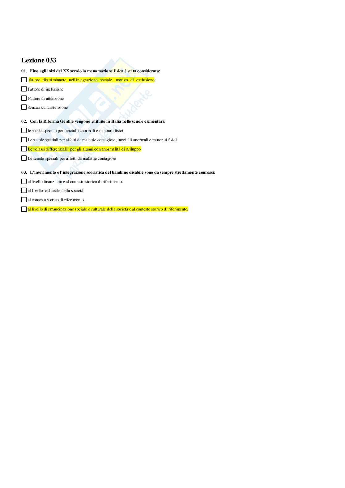 Paniere Principi, legislazione emanagement scolastico (c.) (2026) - Risposte multiple corrette Pag. 41